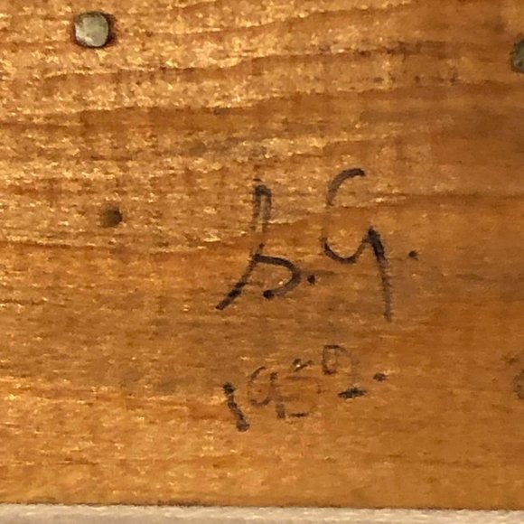 Vintage Mid-Century 1952 Sven Gunnarsson Tennis Player Partially Painted Wooden - Picture 7 of 7